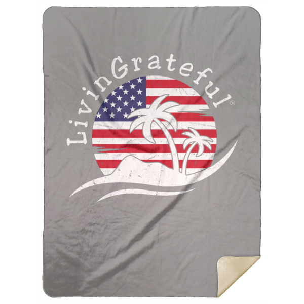 Crazy Soft Blanket - 'Merica Sherpa - Premium Cozy Throw