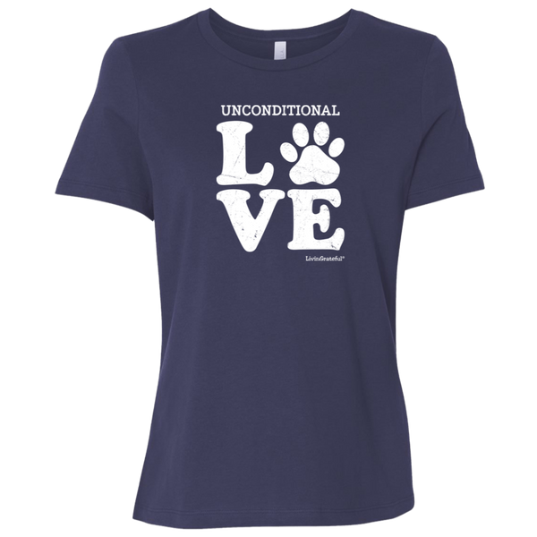 Womens crewneck tee – Unconditional love – Everyday comfort