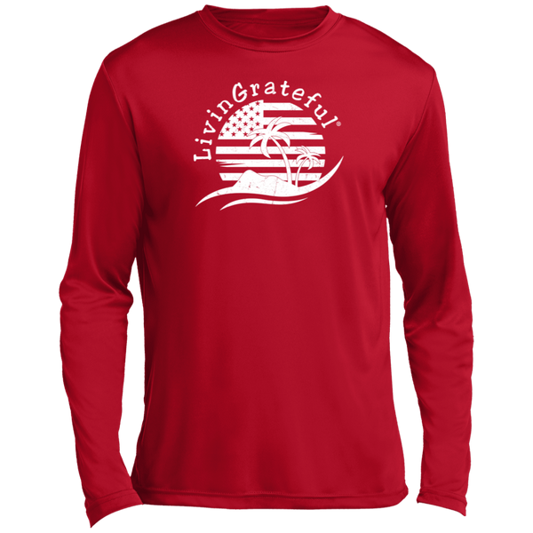 Mens Patriotic Shirt - American Flag Tee - Performance Top