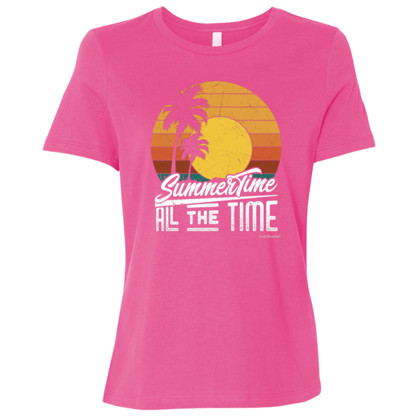 Womens Summertime Tee - Original T-Shirt - Summer Vibes Tee