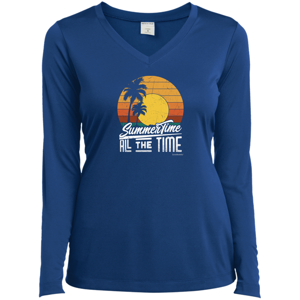 Womens V-neck tee – Summertime performance – Lightweight comfort