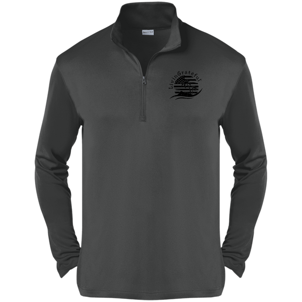 Mens Patriotic Pullover - American Flag Quarter Zip