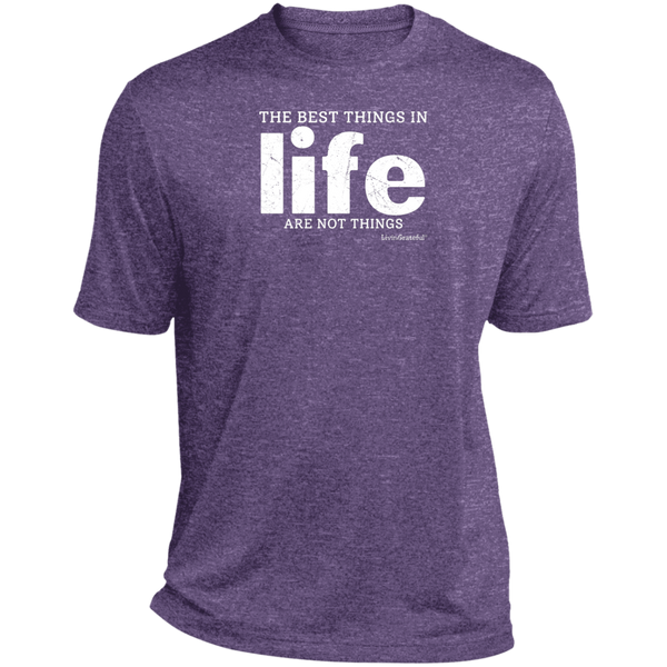 Mens Heather Tee - Best Things Shirt - Relaxed Fit T-Shirt