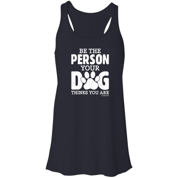 Womens racerback tank – Be that person – Light & breathable