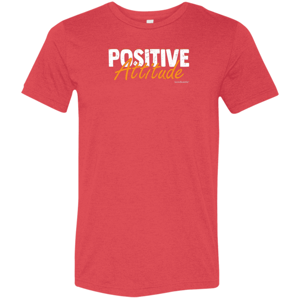 Mens Positive T-Shirt - Motivational Tee - Positive Attitude Shirt