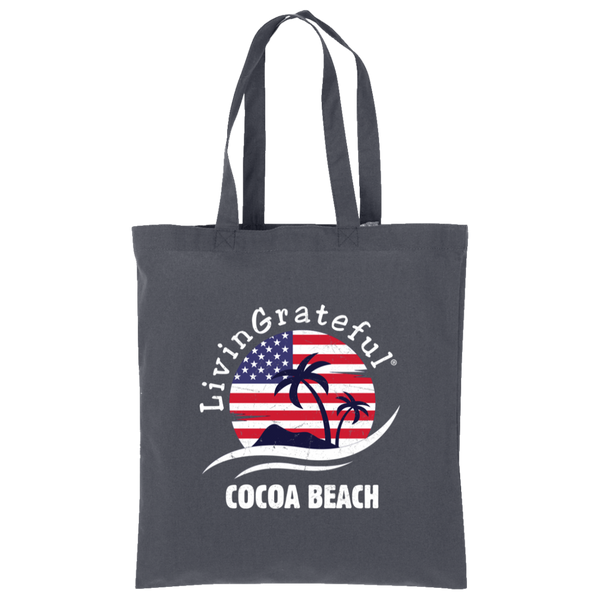 'Merica Tote Bag - Cocoa Beach Tote - Simple Canvas Bag