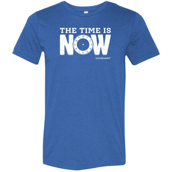 Mens NOW Tee - Original Casual Shirt - Soft Cotton T-Shirt
