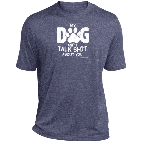 Mens relaxed fit tee – Bold attitude – Heather fabric