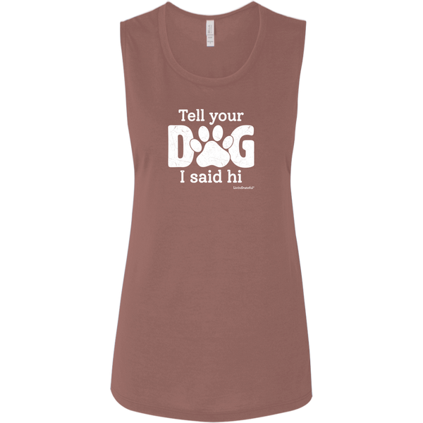 Womens tank top – Dog lover vibe – Super soft fabric