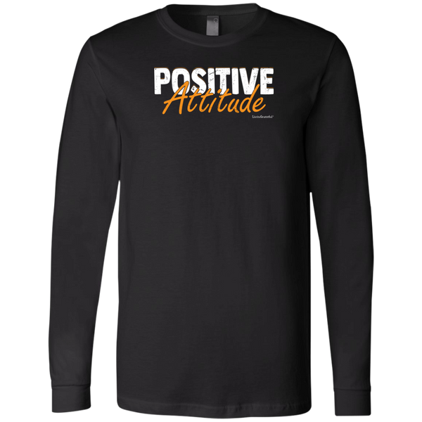 Men's Long Sleeve Shirt - Positive Attitude T-Shirt - Original Men's Tee