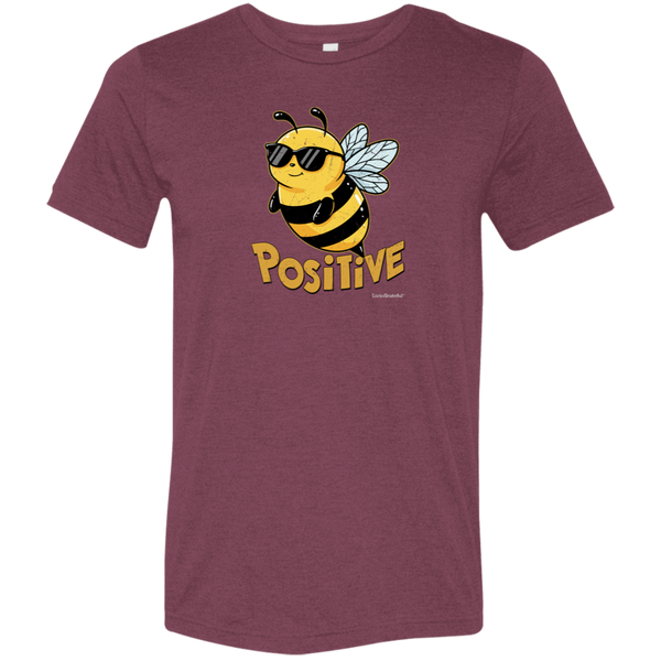 Mens Bee T-Shirt - Positive Vibes Tee - Motivational Shirt