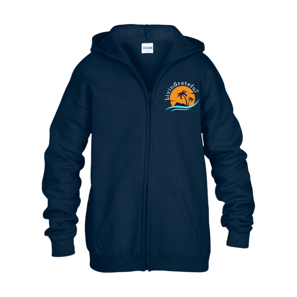 Wild Child Full Zip Hoodie - Casual Zip-Up - Cozy Hoodie