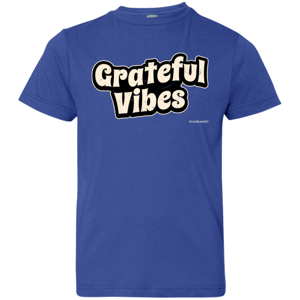 Grateful Vibes T - Youth Original Shirt - Kids Positive Tee