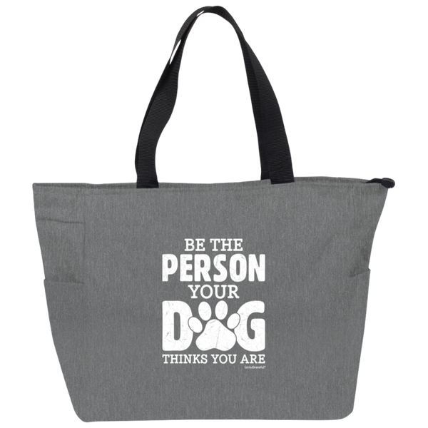 Zip It Good Tote - Pup Swag Bag - Dog Lover Canvas Tote