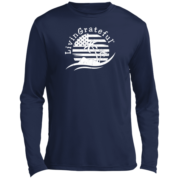 Mens Patriotic Shirt - American Flag Tee - Performance Top