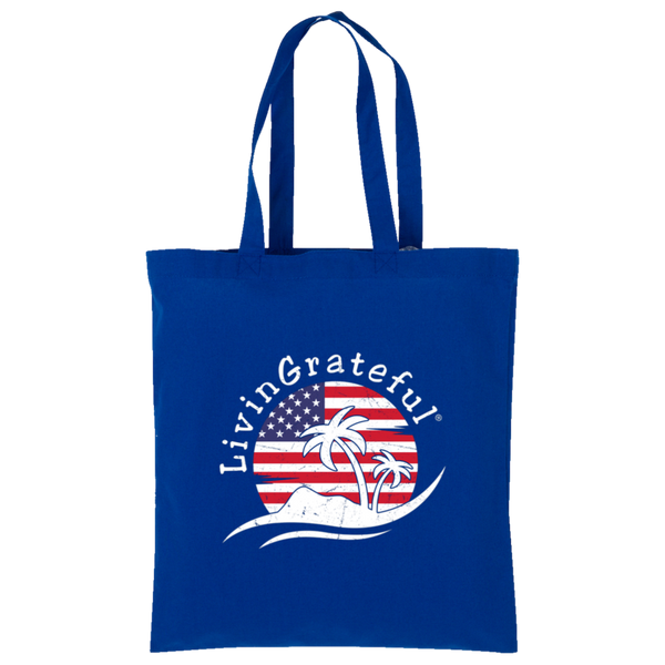 'Merica Tote Bag - Simple Canvas Bag - Patriotic Everyday Tote
