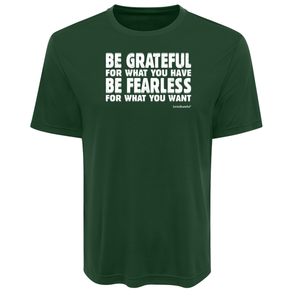 Mens fearless performance tee – Athletic wear – Bold and durable
