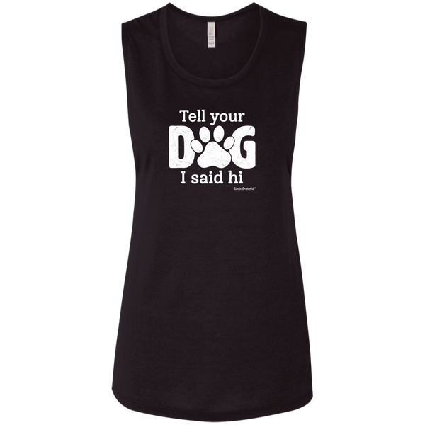 Womens tank top – Dog lover vibe – Super soft fabric