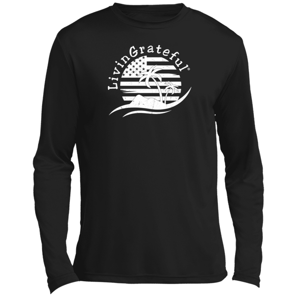 Mens Patriotic Shirt - American Flag Tee - Performance Top