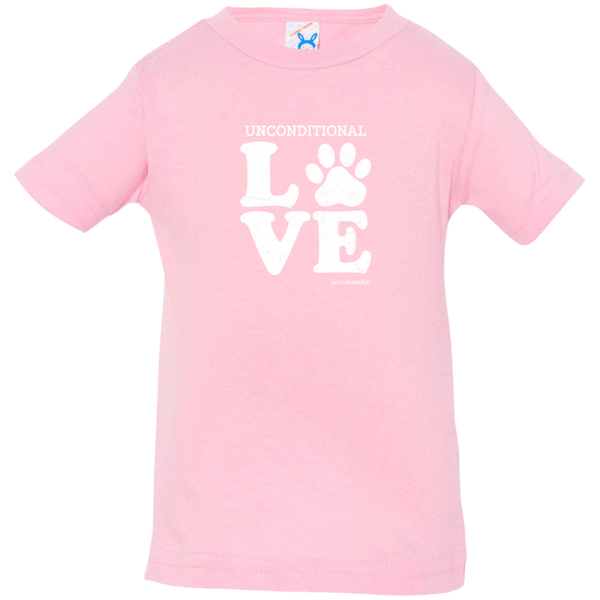 Kids jersey tee – Unconditional love – Soft & breathable