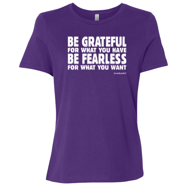 Womens fearless tee - Original design - Bold & confident