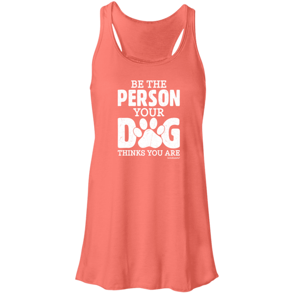 Womens racerback tank – Be that person – Light & breathable