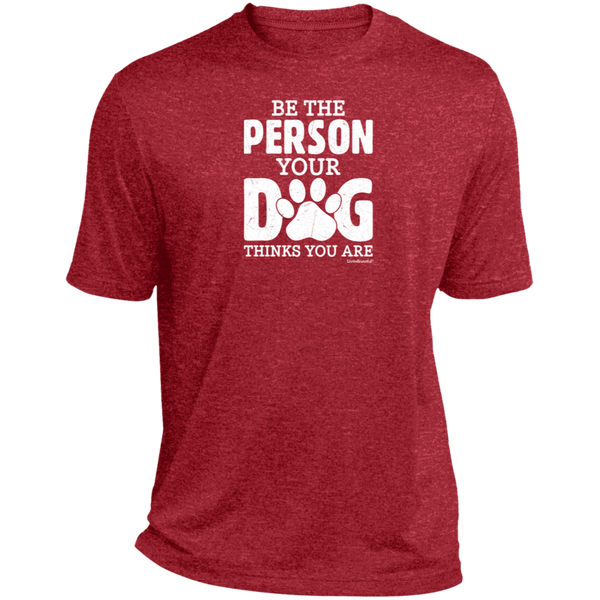 Mens relaxed fit tee – Be That Person – Heather fabric