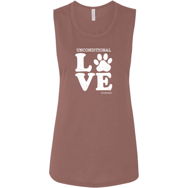 Womens tank top – Unconditional love – Soft & inspiring