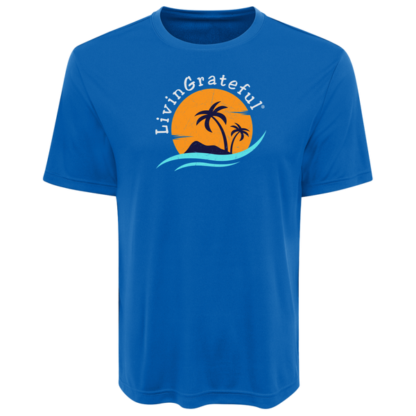 Mens LG Performance Tee - Living Grateful - Motivational Gear