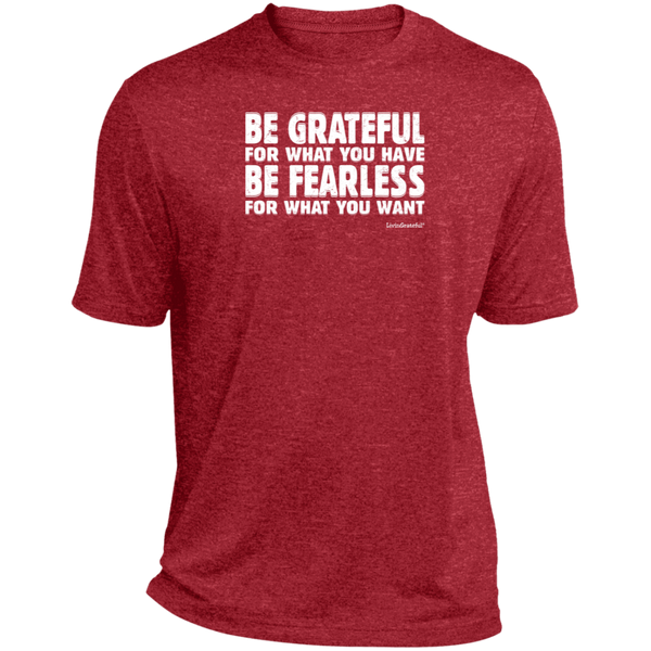 Mens fearless tee - Heather relaxed fit - Casual motivational
