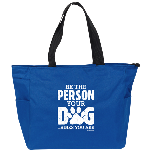 Zip It Good Tote - Pup Swag Bag - Dog Lover Canvas Tote