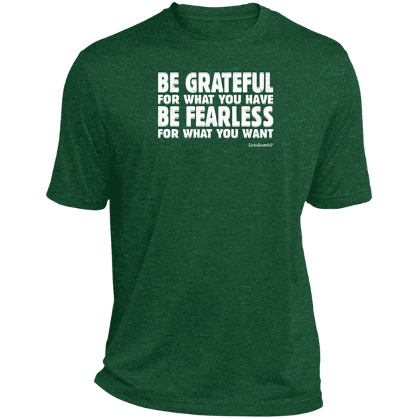Mens fearless tee - Heather relaxed fit - Casual motivational