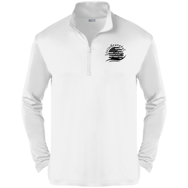 Mens Patriotic Pullover - American Flag Quarter Zip