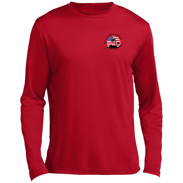 Men's LS Shirt - 'Merica T-Shirt - Performance Tee