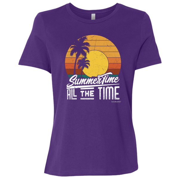 Womens Summertime Tee - Original T-Shirt - Summer Vibes Tee