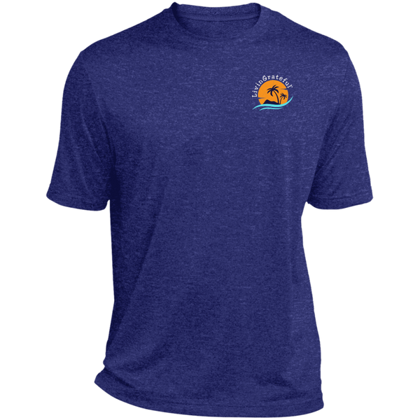 Mens LG Heather Tee - Relaxed Fit - Living Grateful Shirt