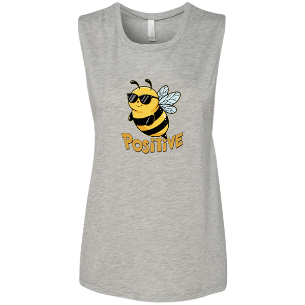 Bee Positive Tank - Super Soft Tank - Motivational Top