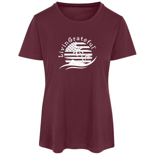 Womens 'Merica Performance Tee - Patriotic Activewear Top