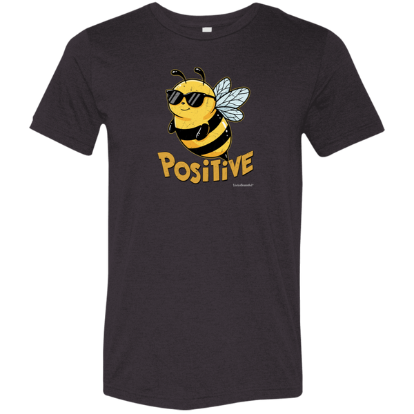 Mens Bee T-Shirt - Positive Vibes Tee - Motivational Shirt