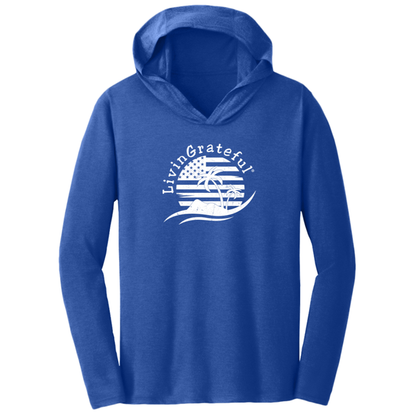 Mens Patriotic Hoodie - USA Flag T-Shirt - Casual Pullover
