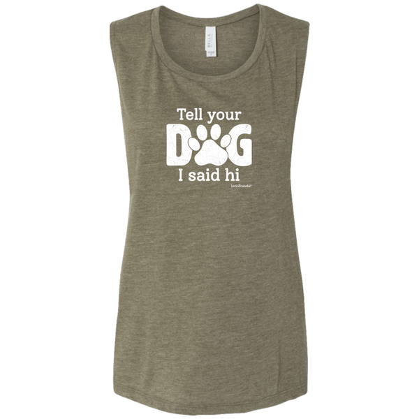 Womens tank top – Dog lover vibe – Super soft fabric