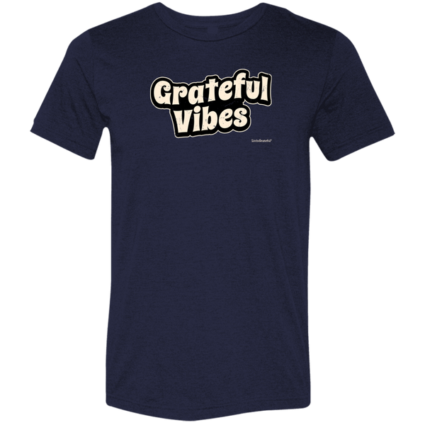Mens Grateful T-Shirt - Positive Vibes Tee - Motivational Shirt