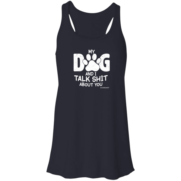 Womens racerback tank – Bold statement – Flowy comfort