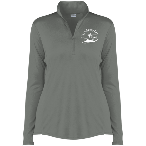 Womens Quarter Zip - Performance Pullover - Ladies Activewear Top