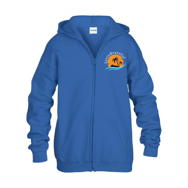 Wild Child Full Zip Hoodie - Casual Zip-Up - Cozy Hoodie