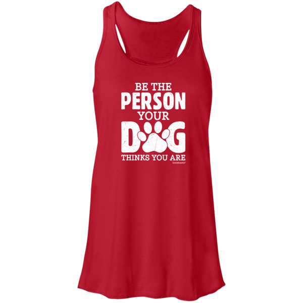 Womens racerback tank – Be that person – Light & breathable