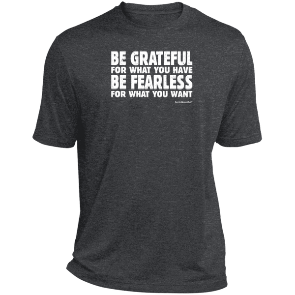Mens fearless tee - Heather relaxed fit - Casual motivational