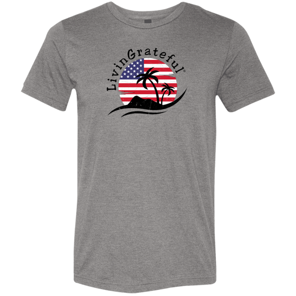 Mens 'Merica T-Shirt - Patriotic Tee - USA Flag Shirt