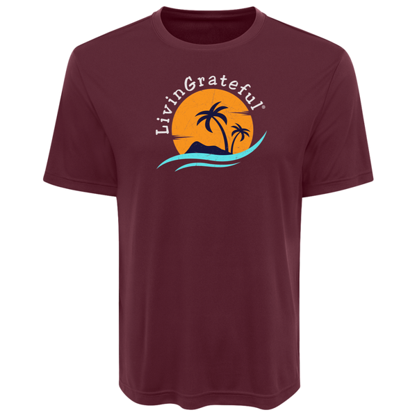 Mens LG Performance Tee - Living Grateful - Motivational Gear