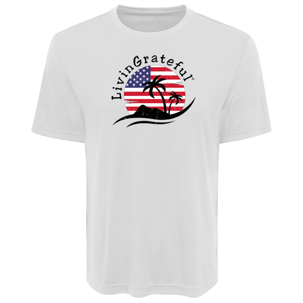 Mens 'Merica Performance Tee - Patriotic - Activewear Tee